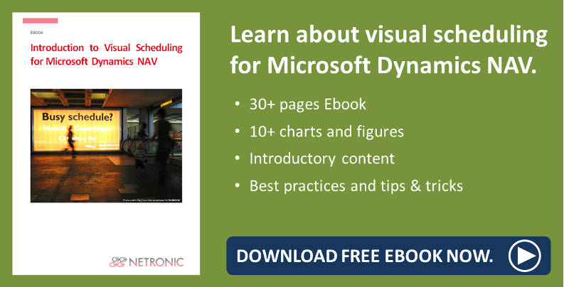 Ebool visual scheduling for Microsoft Dynamics NAV