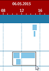 Gantt Chart trick: select a timeframe when working with operations with short durations