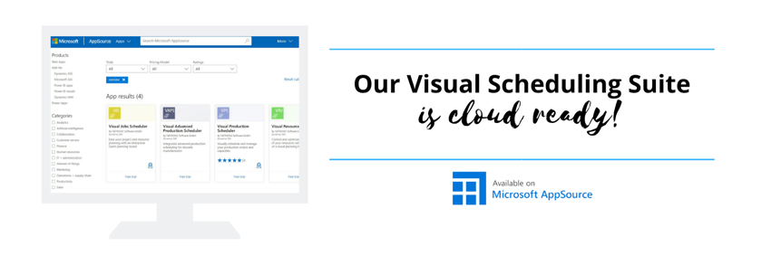 Visual Scheduling suite on AppSource