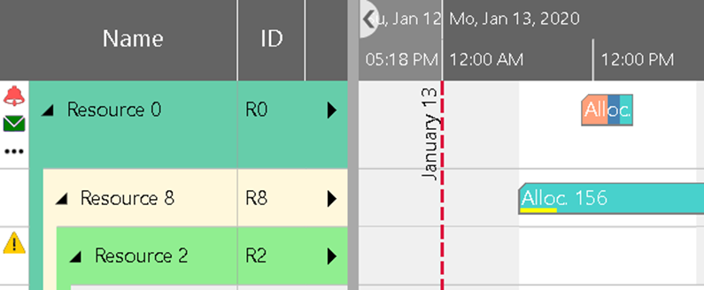 Visual Scheduling Widget release 5.3 - scroll to date with more time area view 