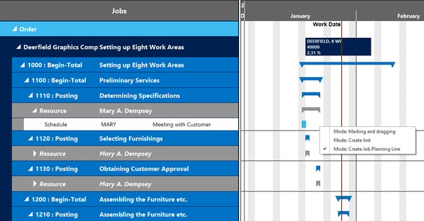 Visual Jobs Scheduler for Dynamics NAV vs 1.3 create job planning lines