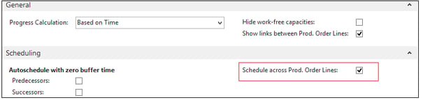 Visual Production Scheduler for NAV Schedule automatically PO items "make to order" 