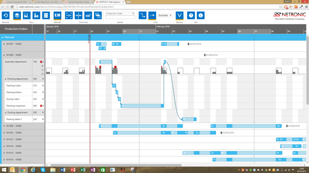 HTML5 JavaScript Visual Production Scheduler for Dynamics NAV