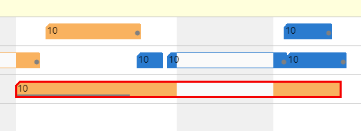 Change operation in VAPS - red frame