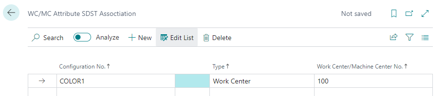 VAPS - SDST - wc/mc attribute association