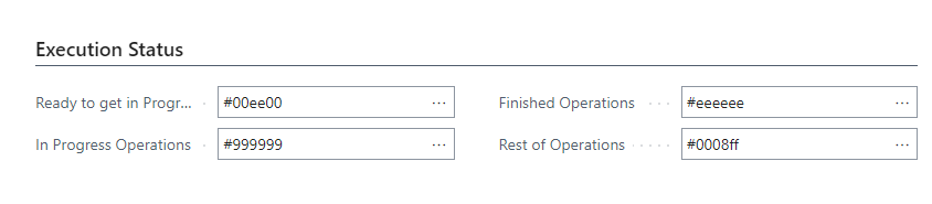 VAPS - execution status settings