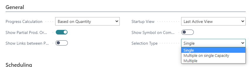 VPS enable multiselect